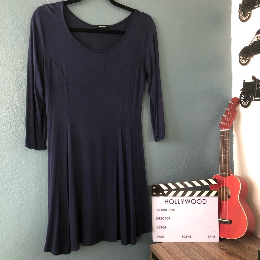 Navy Skater Dress